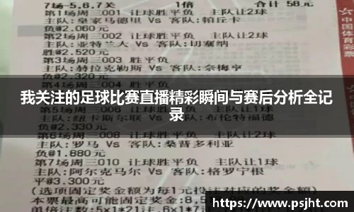 我关注的足球比赛直播精彩瞬间与赛后分析全记录